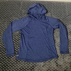 Hooded long Sleeve Pull Over Dark Blue size XL